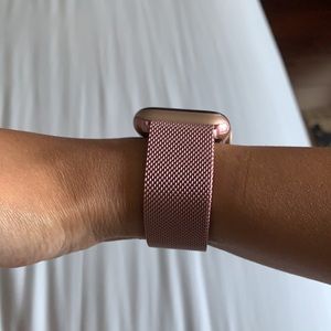 Apple Watch Milanese Loop Band 40mm 38mm Rose Pink
